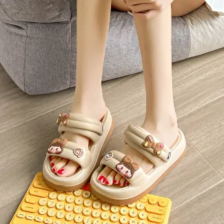 FLORAL FOOT FEMALE SLIPPERS
